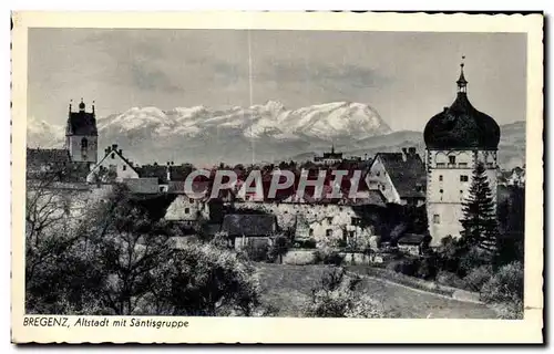 Cartes postales Bregenz Altstadt mit Santisgruppe