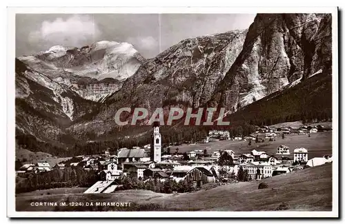 Cartes postales Cortina da Miramonti Ed Fotografia A Zardini Cortina D ampezzo Rip vietata