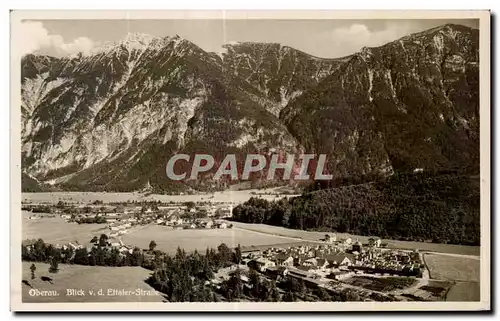 Cartes postales Obearu Blick v d Ettaler Strafen