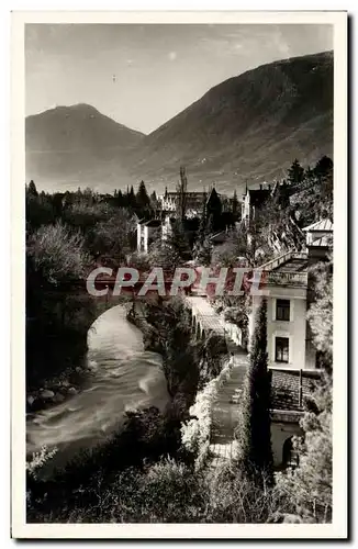 Ansichtskarte AK Merano Passeggiata Gilf Foto Wassermann Merano