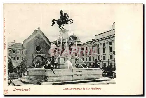 Cartes postales Innsbruck Lepoldsbrunnen in der Hofkirche