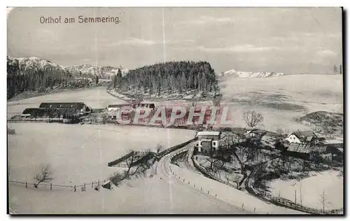 Cartes postales Orthof am Semmering
