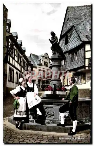 Cartes postales Am Weinhexenbrunnen Folklore Costume