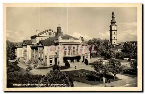 Cartes postales klagenfurt Stadtheater m Stadtplantaim