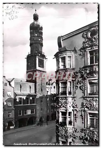 Cartes postales Innsbruck Stadtturm Mitaltem Rathaus Holblinahous