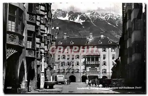 Cartes postales Innsbruck Herzog Feiedrichstrasse Mit Goldenen Dach