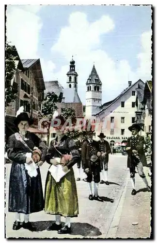 Ansichtskarte AK Kitzbuhel Tirol Volkstrachten Folklore Costume