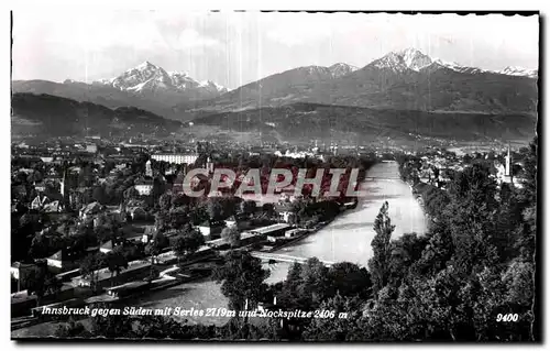 Cartes postales Innsbruck gengen Suden mit Series und Nockspitze