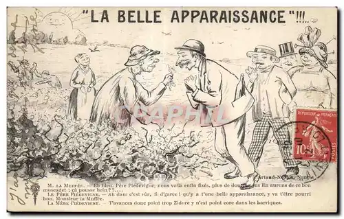 Cartes postales La belle apparaissance Folklore Costume Enfants Illustrateur