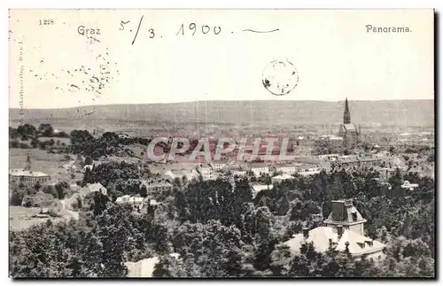 Cartes postales Graz Panorama