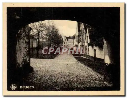 Ansichtskarte AK Bruges Cour Du Beguinage Koer Van het Gegijnhof