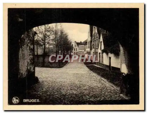 Cartes postales Bruges Cour Du Beguinage Koer Van het Gegijnhof