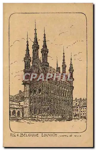 Cartes postales Belgique Louvain
