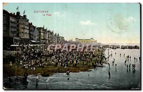 Cartes postales Ostende La Plage