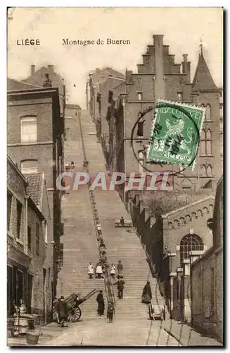 Cartes postales Liege Montagne de Bueren
