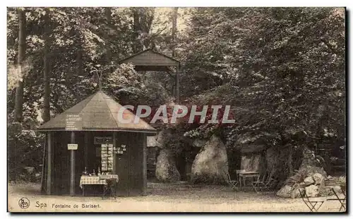 Cartes postales Spa Fontaine de Barisart