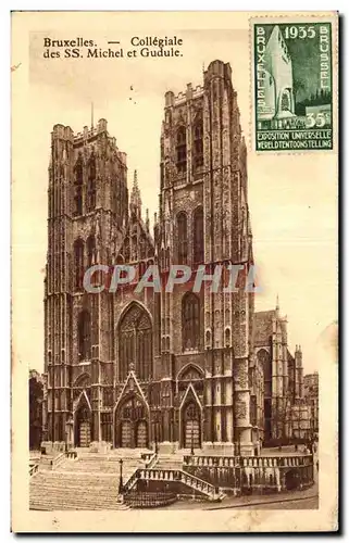 Cartes postales Bruxelles Collegiale des Michel et Gudule