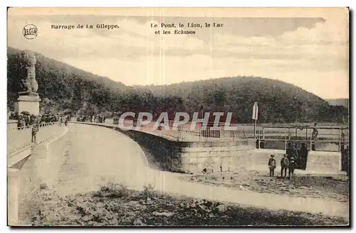 Cartes postales Rarrage de la Glleppe Le Pont le Lion le Lac et les ecluses