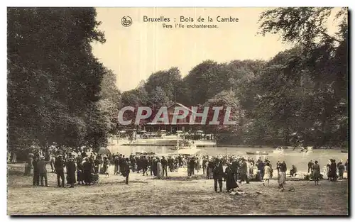 Ansichtskarte AK Bruxelles Bois De la Cambre Vers l ile enchanteresse