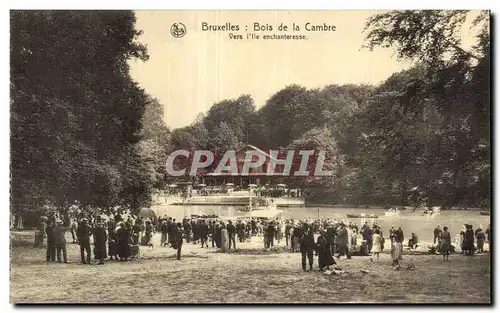Cartes postales Bruxelles Bois De la Cambre Vers l ile enchanteresse