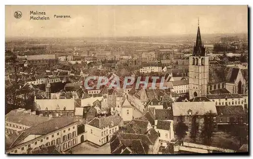 Cartes postales Malines Panorama