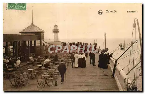 Cartes postales ostende L Estacade