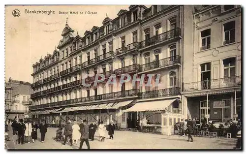 Cartes postales Blankenberghe Grand hotel de l ocean