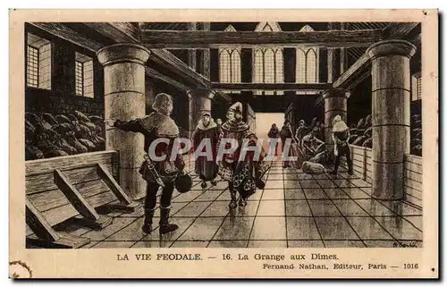 Cartes postales La Vie Feodale La Grange aux Dimes