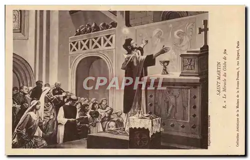 Cartes postales Saint Le Miracle du Globe de feu