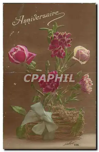 Cartes postales Fleurs Anniversaire