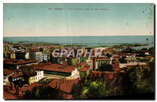 Cartes postales Alger Vue Generale prise du Beau Sejour