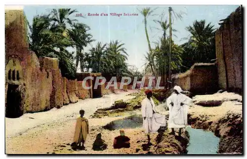 Cartes postales Algerie Entree d un Village Sabarien