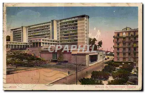 Cartes postales Algerie Alger Bureaux du Gouvernement General