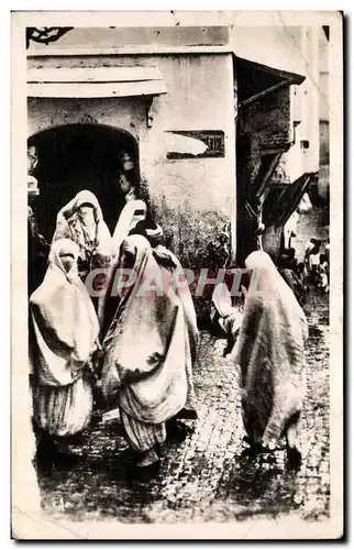 Ansichtskarte AK Algerie Alger Rue du Sphinx Femmes Folklore Costume