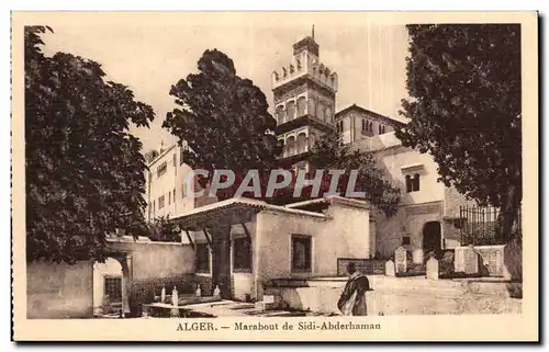 Cartes postales Algerie Alger Marabout de Sidi abderhaman