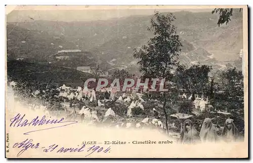 Cartes postales Algerie ALGER - EL Ketar - Cimetiere avabe