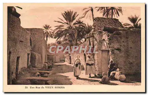 Cartes postales Algerie Une Rue du VIEUX BISKRA