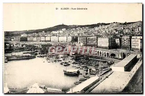 Cartes postales Algerie ALGER Vue generale