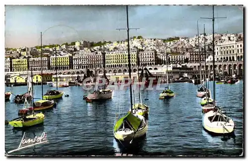 Cartes postales moderne Algerie Vue generale Port