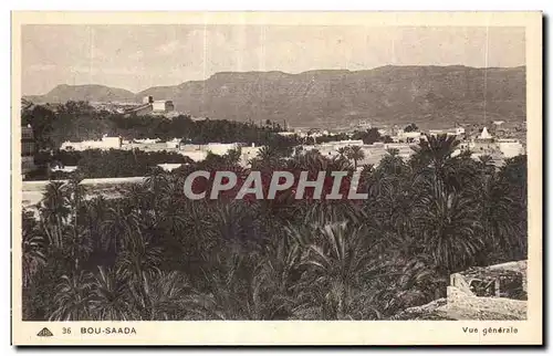 Cartes postales Algerie BOU SAADA Vue generale