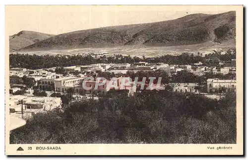 Ansichtskarte AK Algerie BOU SAADA Vue generale