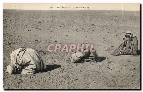 Cartes postales Algerie ALGERIE La priere Arabe