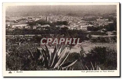 Ansichtskarte AK Algerie BLIDA Vue generale prise du Fort Mimich