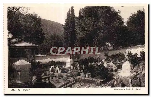 Cartes postales Algerie BLIDA Cimetiere Sidi El Kebir