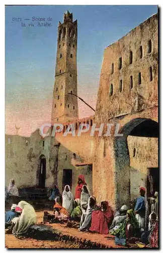 Cartes postales Algerie Scene de la vie Arabe