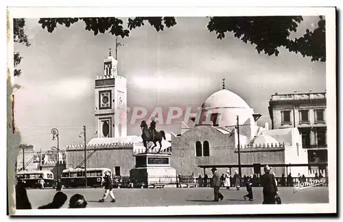 Cartes postales Algerie ALGER Place du Gouvernement La Mospuee