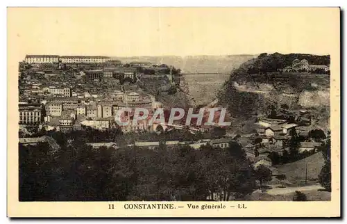 Ansichtskarte AK Algerie Constantine Vue generale