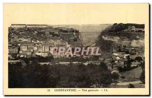 Cartes postales Algerie Constantine Vue generale
