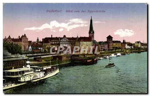 Cartes postales Dussetoorf Brich Von der Rheintiche