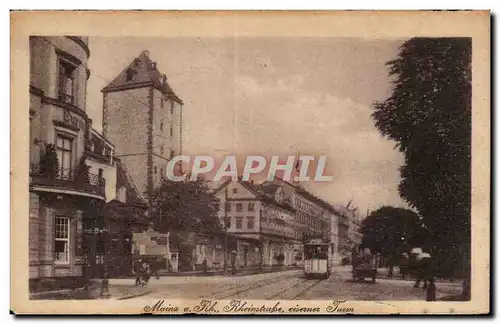 Cartes postales Mainz a Rh Rheinstrasse eisetnez Turm